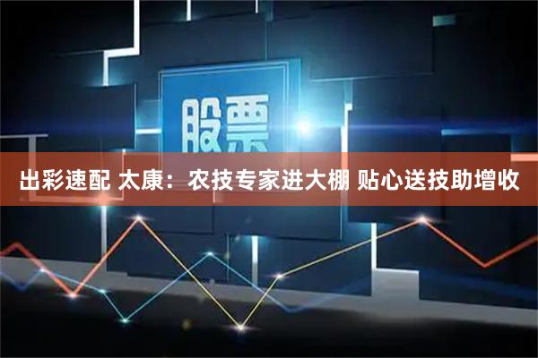 出彩速配 太康:农技专家进大棚 贴心送技助增收